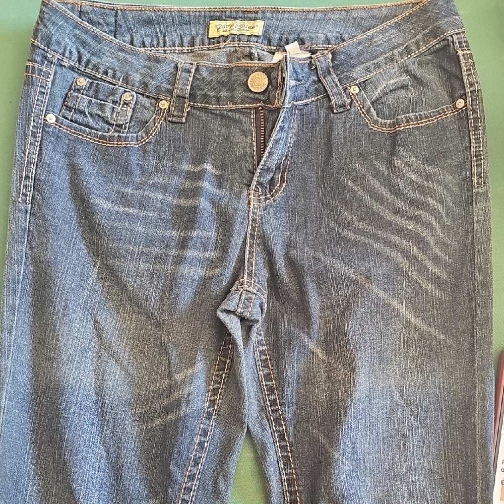 Vintage Paris Blues Dark Blue Straight Leg Jeans